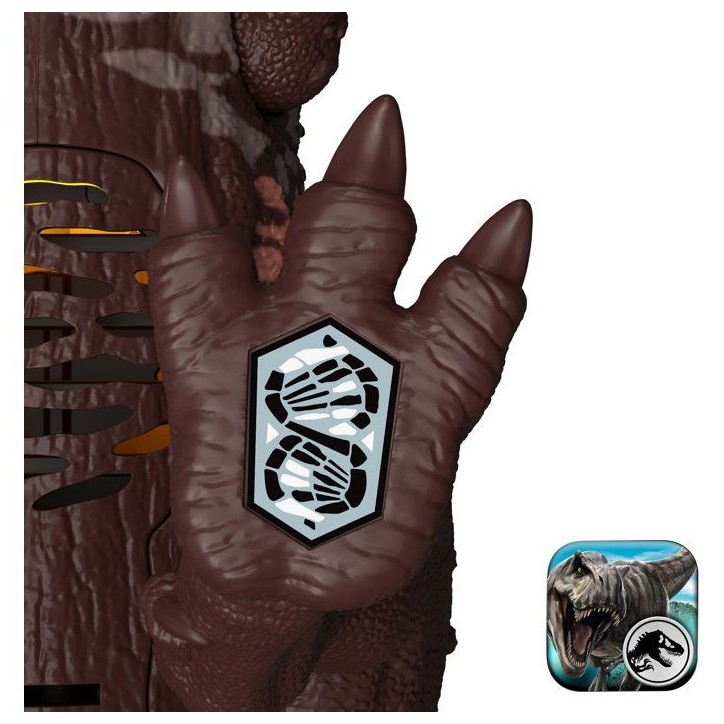Figurine dinosaure sonore - JURASSIC WORLD MATTEL - Metricanthosaurus - Sons et lumieres - Attaques - Mode mutant