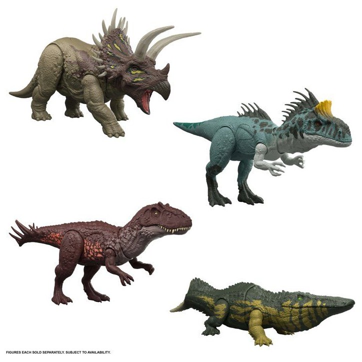 Figurine dinosaure sonore - JURASSIC WORLD MATTEL - Metricanthosaurus - Sons et lumieres - Attaques - Mode mutant