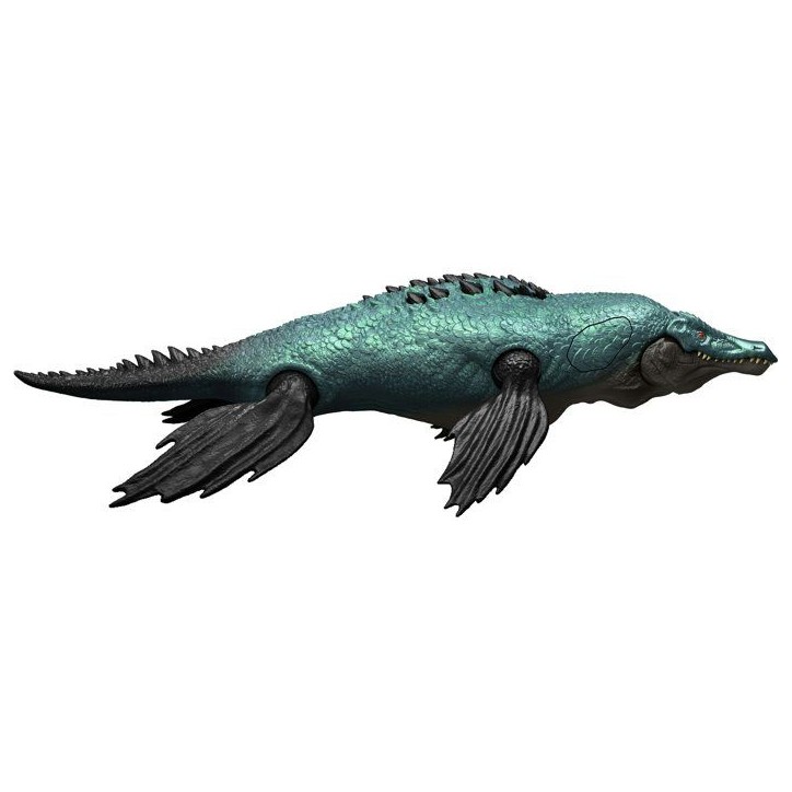 Figurine dinosaure - JURASSIC WORLD MATTEL - Liopleurodon - Grande échelle - Nageoires mobiles - Mâchoire articulée