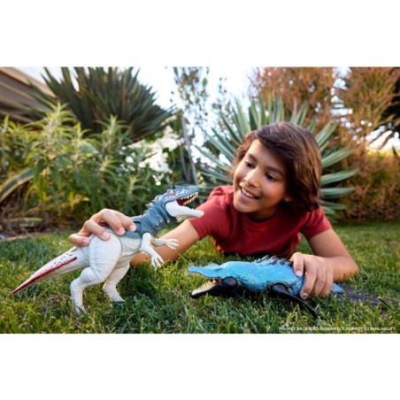 Figurine dinosaure - JURASSIC WORLD MATTEL - Liopleurodon - Grande échelle - Nageoires mobiles - Mâchoire articulée