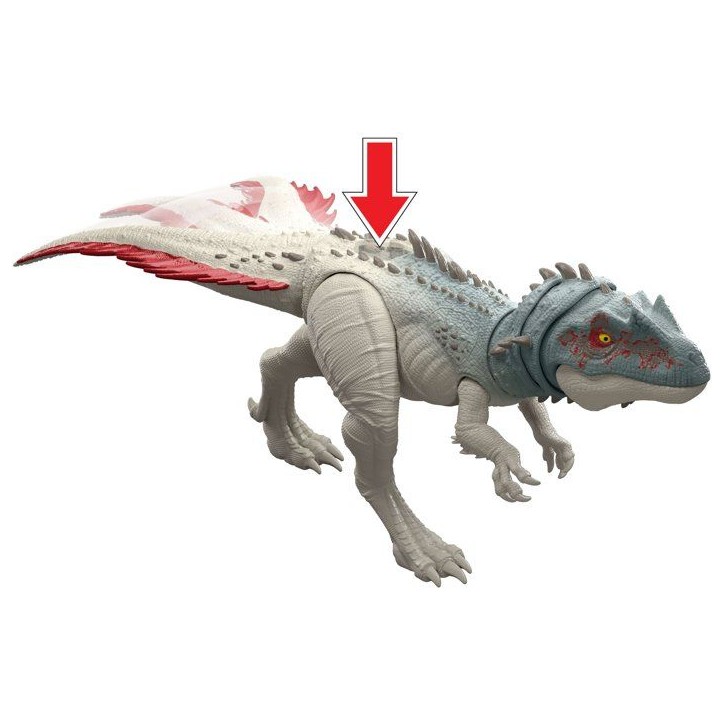 Figurine dinosaure - JURASSIC WORLD MATTEL - Torvosaurus - Grande échelle - Queue défensive - Attaque tournoyante