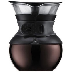 Cafetiere - BODUM - 4 tasses - Pour Over - 0.5 L - Noir