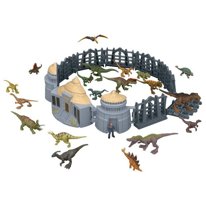 Calendrier de l'Avent - JURASSIC WORLD MATTEL - Dinosaures - 19 figurines - Décor inclus