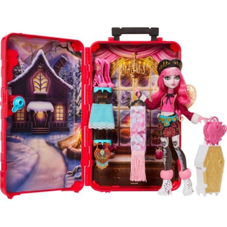Coffret surprise - MATTEL - Valise secrete Clawdeen - 20 accessoires - 125 styles