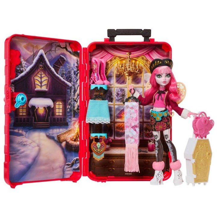 Coffret surprise - MATTEL - Valise secrete Clawdeen - 20 accessoires - 125 styles