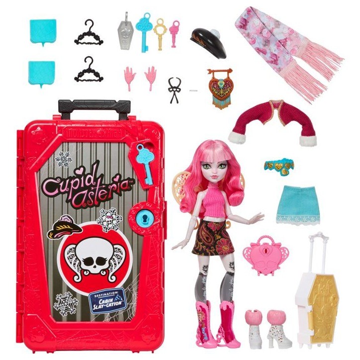 Coffret surprise - MATTEL - Valise secrete Clawdeen - 20 accessoires - 125 styles