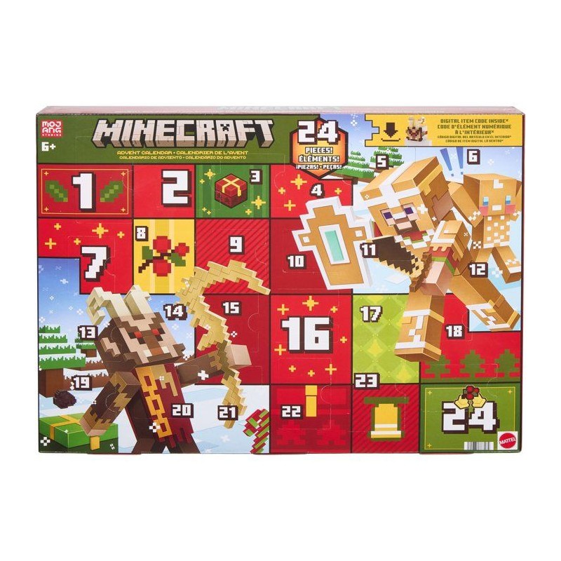 Calendrier de l'Avent - MINECRAFT MATTEL - Figurines - Accessoires - S
