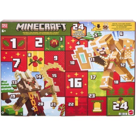 Calendrier de l'Avent - MINECRAFT MATTEL - Figurines - Accessoires - S