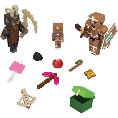 Calendrier de l'Avent - MINECRAFT MATTEL - Figurines - Accessoires - Stickers