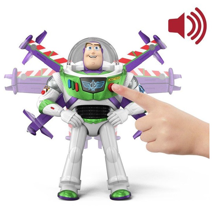 Figurine électronique - DISNEY PIXAR MATTEL - Buzz Lightyear Talking - 30 cm - Sons