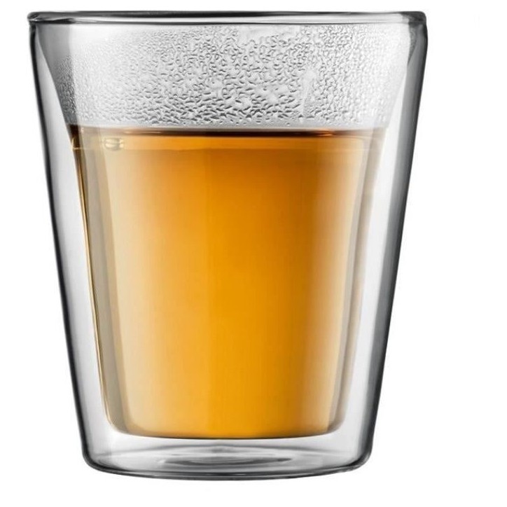Set 6 verres thermo - BODUM - Canteen - Double paroi - 0.2 l - Transparent Set 6 verres thermo - BODUM - Canteen - Double paroi - 0.2 l - Transparent