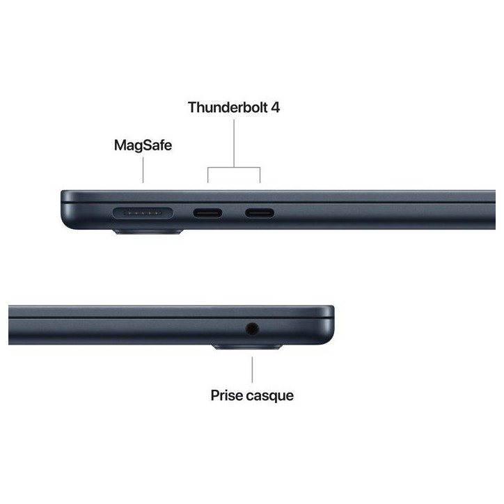 Apple - 13,6 MacBook Air M5 (2026) - RAM 24Go - Stockage 1To - CPU 10 coeurs - GPU 10 coeurs - Minuit Apple - 13,6 MacBook Air M5 (2026) - RAM 24Go - Stockage 1To - CPU 10 coeurs - GPU 10 coeurs - Minuit