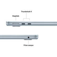 Apple - 13,6 MacBook Air M5 (2026) - RAM 24Go - Stockage 1To - CPU 10