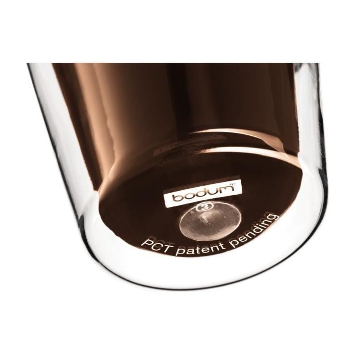 Set 6 verres thermo - BODUM - Canteen - Double paroi - 0.2 l - Transparent Set 6 verres thermo - BODUM - Canteen - Double paroi - 0.2 l - Transparent