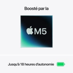 Apple - 15,3 MacBook Air M5 (2026) - RAM 16Go - Stockage 512Go - CPU 1