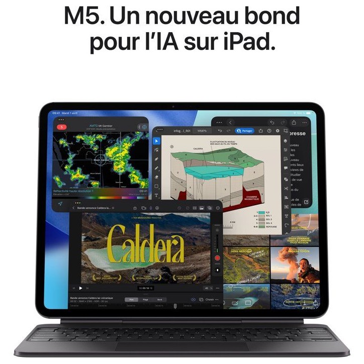 APPLE - iPad Pro M5 - 13 - Wi-Fi - 2 To - Verre nano-texturé - Silver