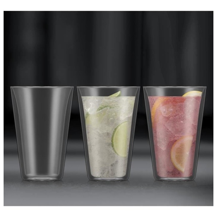 Set 6 verres thermo - BODUM - Canteen - Double paroi - 0.4 l - Transparent Set 6 verres thermo - BODUM - Canteen - Double paroi - 0.4 l - Transparent