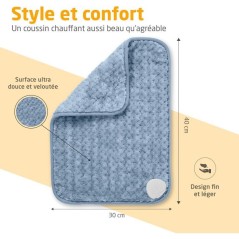 Coussin chauffant ultra doux - MEDISANA - HP 515 - 100 W - 4 réglages