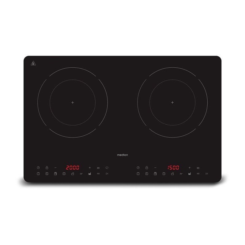 Plaque a induction double - Medion - 2 feux - Ø 24 cm - MD 100091 - S