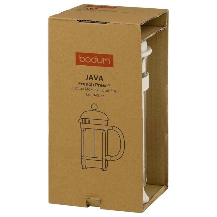 Bodum 1908-913 - CAFETIERE - JAVA Cafetiere a piston Blanc 1 L