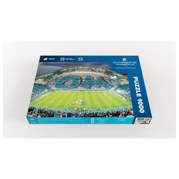 Puzzle 2D - MEGABLEU - Olympique de Marseille - 1000 pieces - Des 14 ans Puzzle 2D - MEGABLEU - Olympique de Marseille - 1000 pieces - Des 14 ans