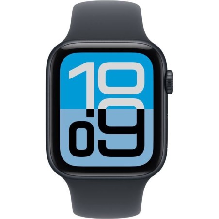 Apple Watch SE 3 GPS + Cellular - 44mm - Boîtier Midnight Aluminium - Bracelet Midnight Sport Band - S/M