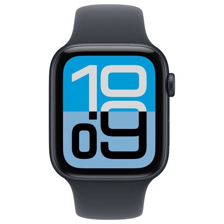 Apple Watch SE 3 GPS + Cellular - 44mm - Boîtier Midnight Aluminium - Bracelet Midnight Sport Band - S/M