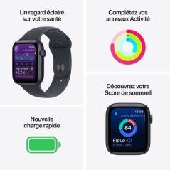 Apple Watch SE 3 GPS + Cellular - 44mm - Boîtier Midnight Aluminium