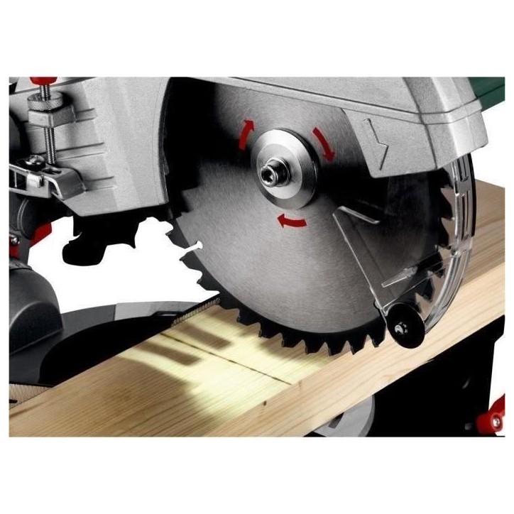 Scie a onglets radiale METABO KGS 216 M - 1500W - 216mm - Precision Cut Line LED