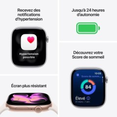 Apple Watch Series 11 GPS + Cellular - 42mm - Boîtier Slate Titaniu