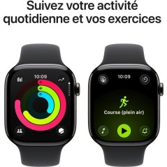 Apple Watch Series 11 GPS + Cellular - 42mm - Boîtier Slate Titaniu