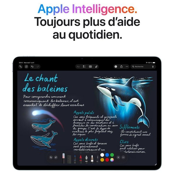 Apple - iPad Air M4 (2026) - 13 - Wi-Fi - 128Go - Mauve
