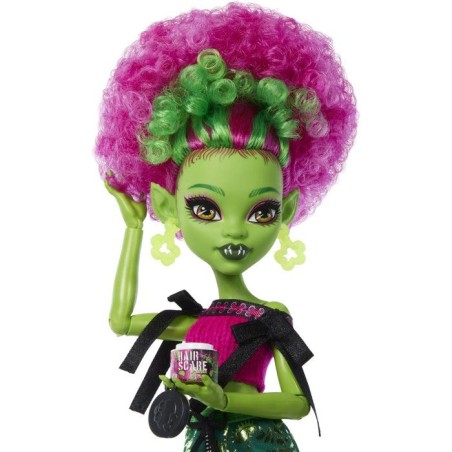 Playset beauté - MONSTER HIGH - Venus JHK45 - Poupée - 14 accessoires - Plante