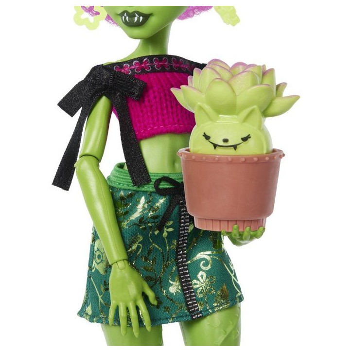 Playset beauté - MONSTER HIGH - Venus JHK45 - Poupée - 14 accessoires - Plante