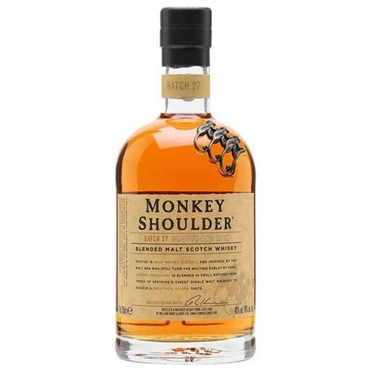 Monkey Shoulder - Batch 27 - Blended malt scotch whisky - 40,0% Vol. - 1 L