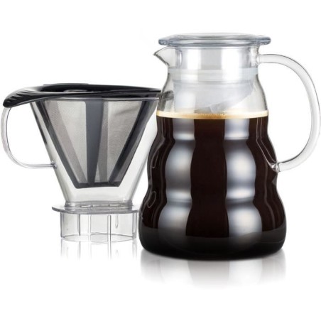 Cafetiere - BODUM - Melior - Filtre permanent maille inox - 8 tasses -