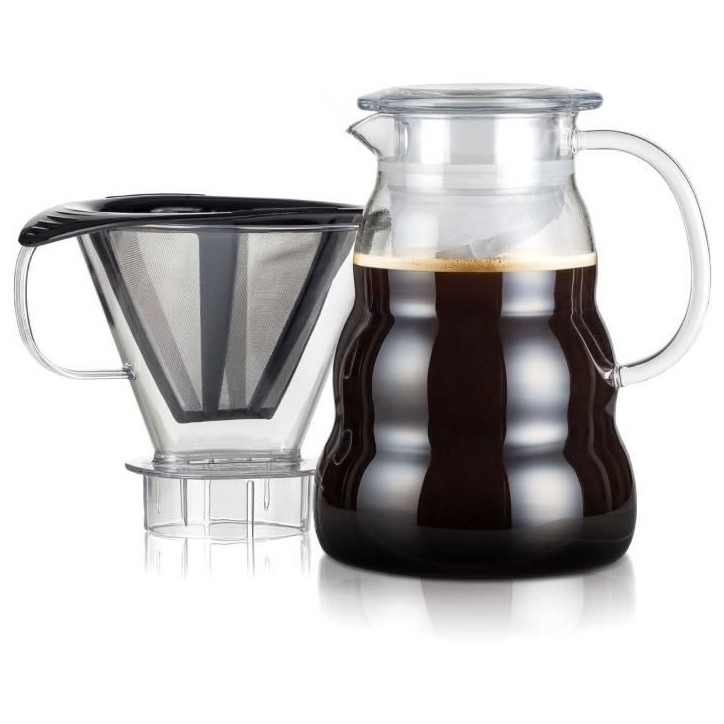 Cafetiere - BODUM - Melior - Filtre permanent maille inox - 8 tasses - 1.0 l - Transparent Cafetiere - BODUM - Melior - Filtre permanent maille inox - 8 tasses - 1.0 l - Transparent