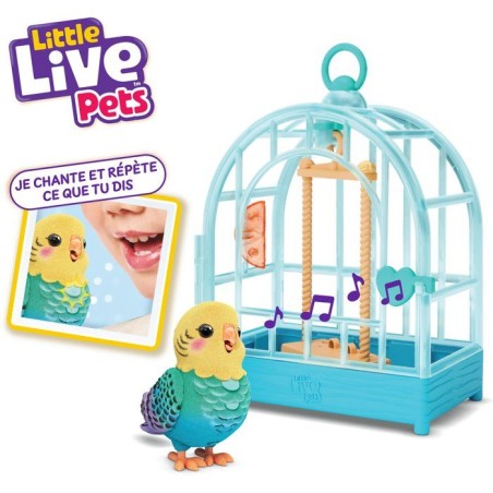 Figurine interactive - LITTLE LIVE PETS - Oiseau Indie - Sons - Répet