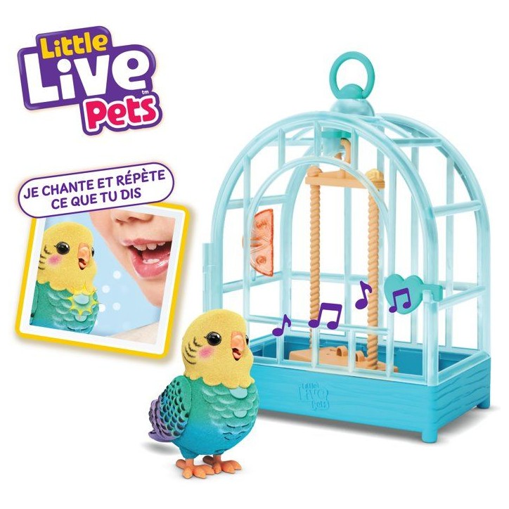 Figurine interactive - LITTLE LIVE PETS - Oiseau Indie - Sons - Répete