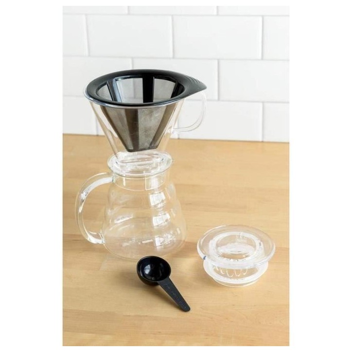 Cafetiere - BODUM - Melior - Filtre permanent maille inox - 8 tasses - 1.0 l - Transparent Cafetiere - BODUM - Melior - Filtre permanent maille inox - 8 tasses - 1.0 l - Transparent