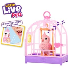Figurine interactive - LITTLE LIVE PETS - Oiseau Rosie - Sons - Répet