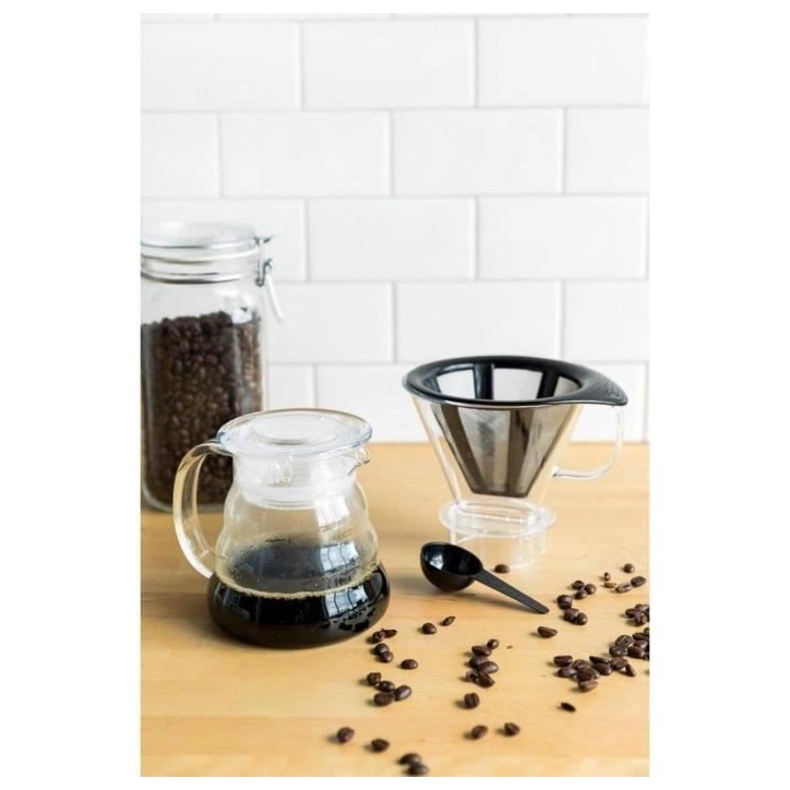 Cafetiere - BODUM - Melior - Filtre permanent maille inox - 8 tasses - 1.0 l - Transparent Cafetiere - BODUM - Melior - Filtre permanent maille inox - 8 tasses - 1.0 l - Transparent