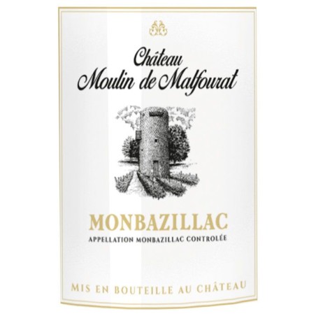 Château Moulin de Malfourat 2021 Monbazillac - Vin blanc du Sud Ouest