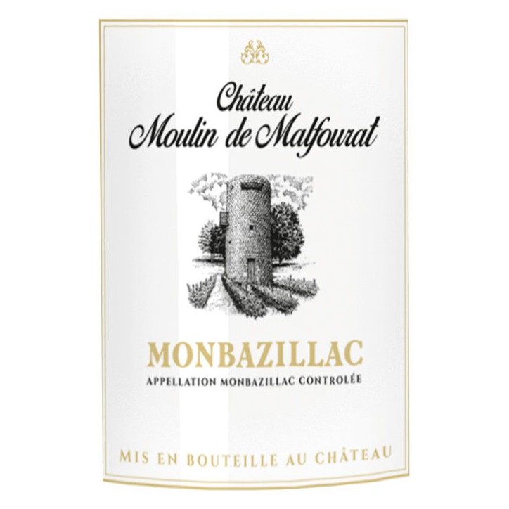 Château Moulin de Malfourat 2021 Monbazillac - Vin blanc du Sud Ouest