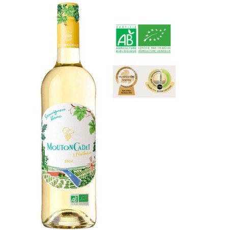 Mouton Cadet Nathan 2025 Bordeaux Sauvignon - Vin blanc de Bordeaux -