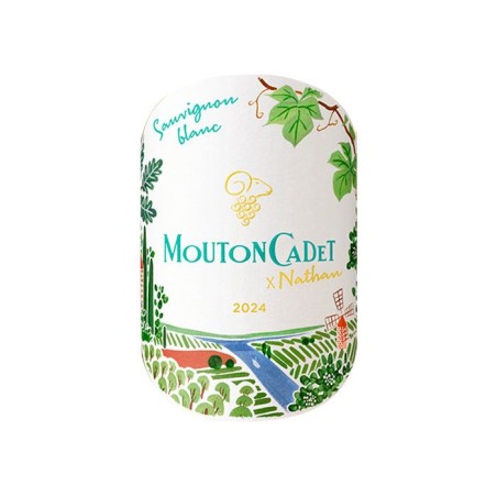 Mouton Cadet Nathan 2025 Bordeaux Sauvignon - Vin blanc de Bordeaux - Bio