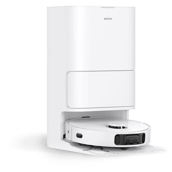 MOVA E40 ULTRA - Aspirateur Laveur a vidage Auto - 19 000 Pa - Technologie de Lavage MaxiReach - Brosse latérale Anti-noeuds MOVA E40 ULTRA - Aspirateur Laveur a vidage Auto - 19 000 Pa - Technologie de Lavage MaxiReach - Brosse latérale Anti-noeuds