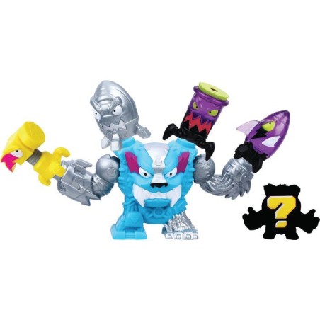 Figurines - MRBEAST LAB - Mega Swarms - Pack de 6 - Méga-Tech - Collection - Modele aléatoire