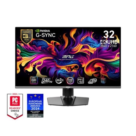 Ecran PC Gamer - MSI - 31,5 - UHD - 240Hz - Dalle QD-OLED - 0,03ms - A