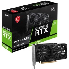 Carte graphique - MSI - VENTUS GeForce RTX 3050 2X E 6G OC NVIDIA 6 Go